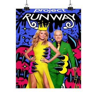 Project Runway Art Print Satin Silky Poster for Home Decor