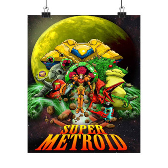 Super Metroid Top Selling Art Print Satin Silky Poster for Home Decor