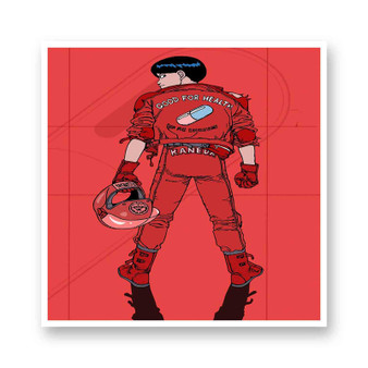 Akira Good for Health White Transparent Vinyl Glossy Kiss-Cut Stickers