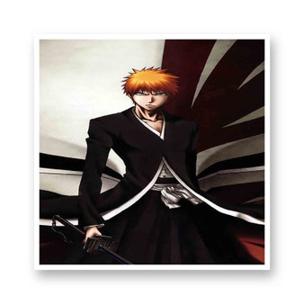 Bleach Ichigo Kurosaki White Transparent Vinyl Glossy Kiss-Cut Stickers