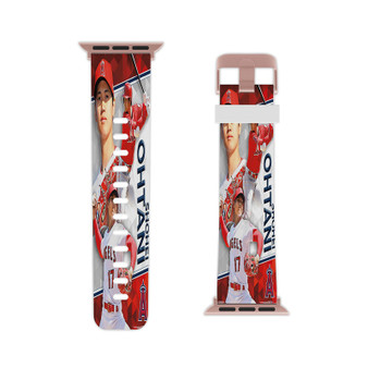 Shohei Ohtani LA Angels Professional Grade Thermo Elastomer Watch Band for Apple Watch