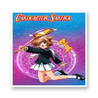 Cardcaptor Sakura White Transparent Vinyl Glossy Kiss-Cut Stickers