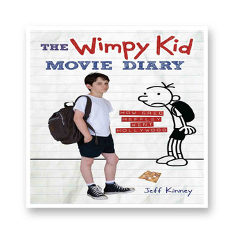 Diary of a Wimpy Kid White Transparent Vinyl Glossy Kiss-Cut Stickers