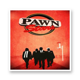 Pawn Stars White Transparent Vinyl Glossy Kiss-Cut Stickers