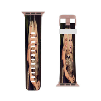 Miley Cyrus and Dolly Parton Professional Grade Thermo Elastomer Watch Band for Apple Watch
