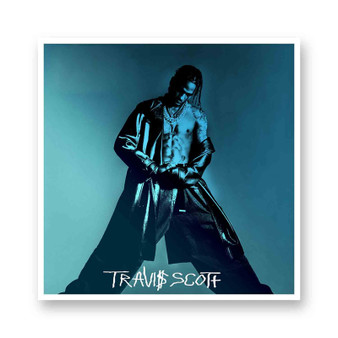 Travis Scott 2 White Transparent Vinyl Glossy Kiss-Cut Stickers