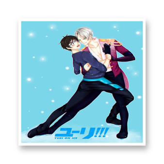 Yuri on Ice Victuri White Transparent Vinyl Glossy Kiss-Cut Stickers