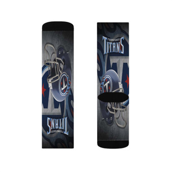 Tennessee Titans NFL Top Selling Polyester Sublimation Socks Unisex Regular Fit White