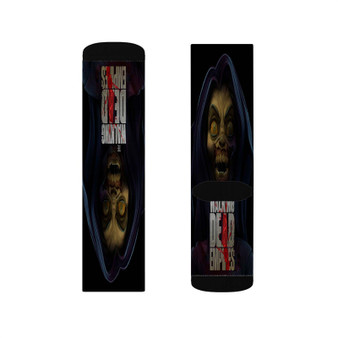 The Walking Dead Empires 2 Polyester Sublimation Socks Unisex Regular Fit White