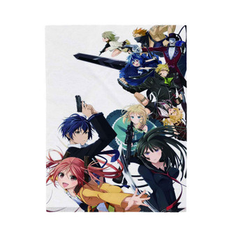 Black Bullet Polyester Bedroom Family Velveteen Plush Blanket