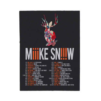 Miike Snow Concert Polyester Bedroom Family Velveteen Plush Blanket