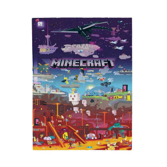 Minecraft World Beyond Polyester Bedroom Family Velveteen Plush Blanket