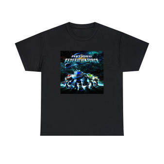 MEtroid Prime Federation Force Classic Fit Unisex Heavy Cotton Tee T-Shirts Crewneck