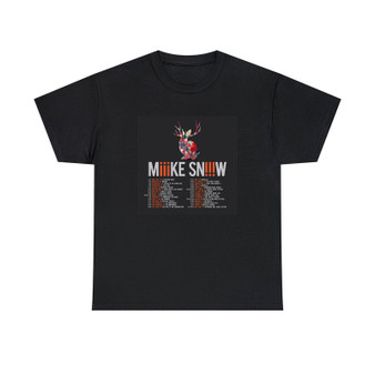 Miike Snow Concert Classic Fit Unisex Heavy Cotton Tee T-Shirts Crewneck