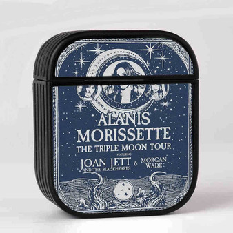 Alanis Morissette The Triple Moon Tour Case for AirPods Sublimation Hard Durable Plastic Glossy