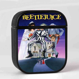 Beetlejuice Case for AirPods Sublimation Hard Durable Plastic Glossy