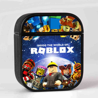 Inside The world of Roblox Case for AirPods Sublimation Hard Durable Plastic Glossy