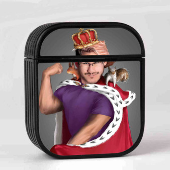 Markiplier King of the Squirrels Case for AirPods Sublimation Hard Durable Plastic Glossy