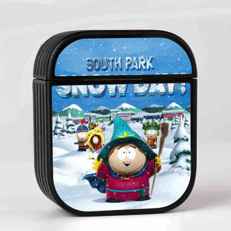 South Park Snow Day Case for AirPods Sublimation Hard Durable Plastic Glossy