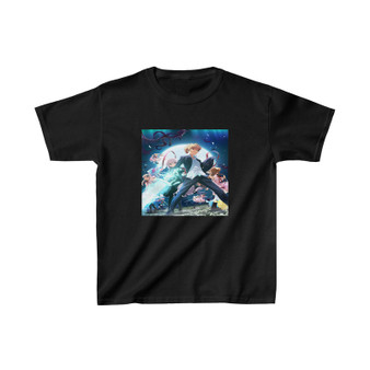 Rewrite Moon and Terra Kids T-Shirt Clothing Heavy Cotton Tee Unisex