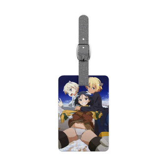 Brave Witches Saffiano Polyester Rectangle White Luggage Tag Card Insert