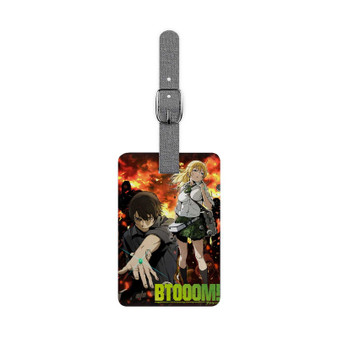 Btooom Saffiano Polyester Rectangle White Luggage Tag Card Insert