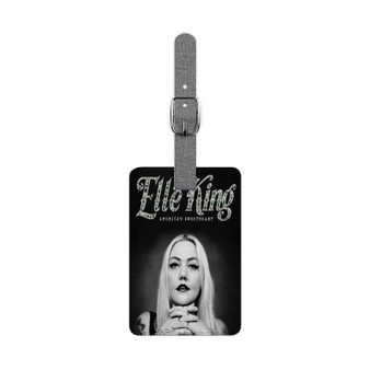 Elle King Saffiano Polyester Rectangle White Luggage Tag Card Insert