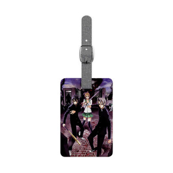 Highschool of the Dead Newest Saffiano Polyester Rectangle White Luggage Tag Card Insert