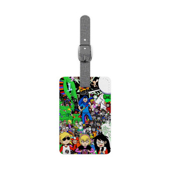 Homestuck Saffiano Polyester Rectangle White Luggage Tag Card Insert