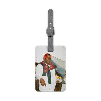 Lil Yachty Saffiano Polyester Rectangle White Luggage Tag Card Insert