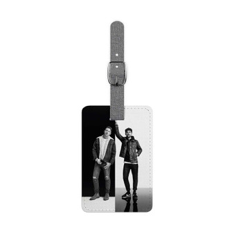 Macklemore Ryan Lewis Saffiano Polyester Rectangle White Luggage Tag Card Insert