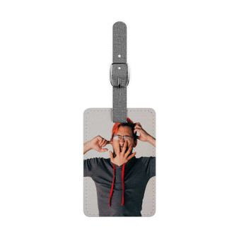Markiplier Saffiano Polyester Rectangle White Luggage Tag Card Insert