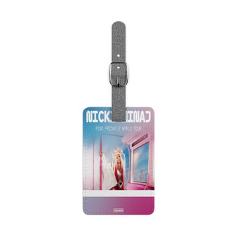 Nicki Minaj Pink Friday 2 World Tour Saffiano Polyester Rectangle White Luggage Tag Card Insert