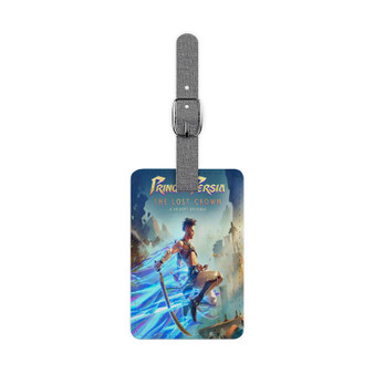 Prince of Persia The Lost Crown Saffiano Polyester Rectangle White Luggage Tag Card Insert