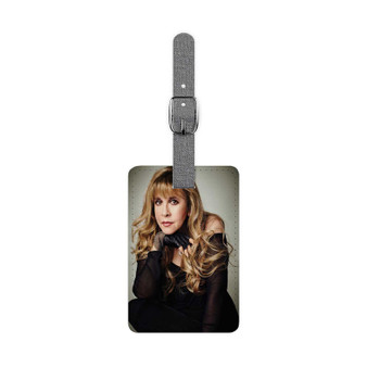 Stevie Nicks Saffiano Polyester Rectangle White Luggage Tag Card Insert