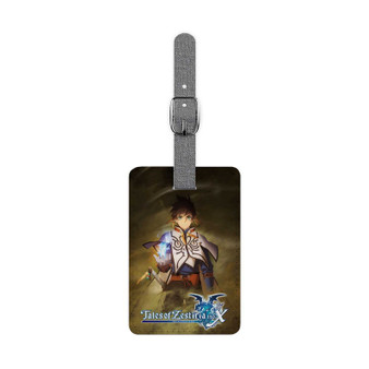 Tales of Zestiria X Saffiano Polyester Rectangle White Luggage Tag Card Insert