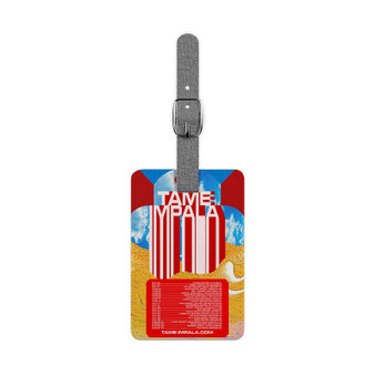 Tame Impala Case Saffiano Polyester Rectangle White Luggage Tag Card Insert