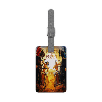 The Prince of Egypt Saffiano Polyester Rectangle White Luggage Tag Card Insert