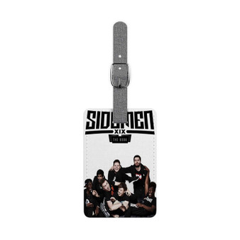 The Sidemen Saffiano Polyester Rectangle White Luggage Tag Card Insert