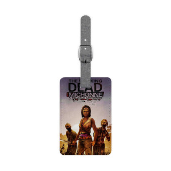 The Walking Dead Michonne Saffiano Polyester Rectangle White Luggage Tag Card Insert