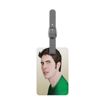 Tobuscus Saffiano Polyester Rectangle White Luggage Tag Card Insert