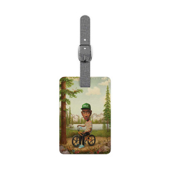 Tyler the Creator Wolf Saffiano Polyester Rectangle White Luggage Tag Card Insert