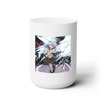 Angel Beats Greatest Ceramic Mug White 15oz Sublimation With BPA Free