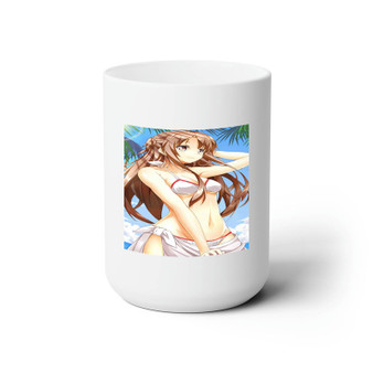 Asuna Sword Art Online Ceramic Mug White 15oz Sublimation With BPA Free