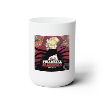 Edward Elric Fullmetal Alchemist Ceramic Mug White 15oz Sublimation With BPA Free