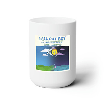 Fall Out Boy and Jimmy Eat World The So Much for 2our Dust Tour Ceramic Mug White 15oz Sublimation With BPA Free