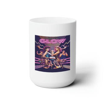 Glow Ceramic Mug White 15oz Sublimation With BPA Free