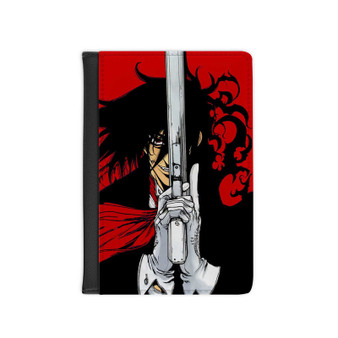 Hellsing PU Faux Leather Passport Cover Black Wallet Holders Luggage Travel