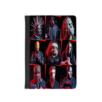 Slipknot PU Faux Leather Passport Cover Black Wallet Holders Luggage Travel