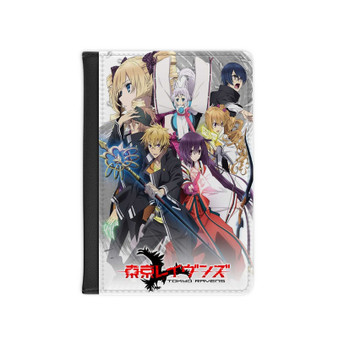 Tokyo Ravens PU Faux Leather Passport Cover Black Wallet Holders Luggage Travel